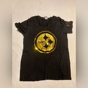 PINK Victoria secret NFL Steelers shirt size large